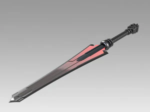 kingsglaive final fantasy xv ff15 glauca sword 3D Print Model