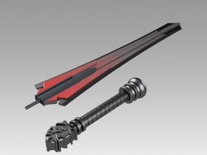 kingsglaive final fantasy xv ff15 glauca sword 3D Print Model