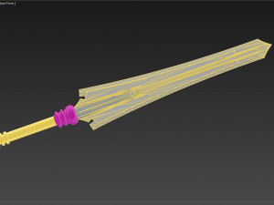 kingsglaive final fantasy xv ff15 glauca sword 3D Print Model