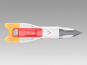 apex legends bangalore rocket replica prop 3D प्रिंट मॉडल