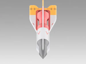 apex legends bangalore rocket replica prop 3D Print Model