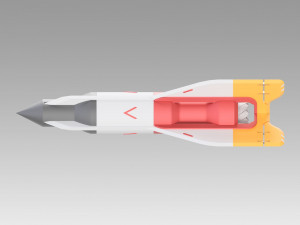 apex legends bangalore rocket replica prop 3D प्रिंट मॉडल