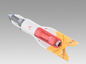 apex legends bangalore rocket replica prop 3D प्रिंट मॉडल