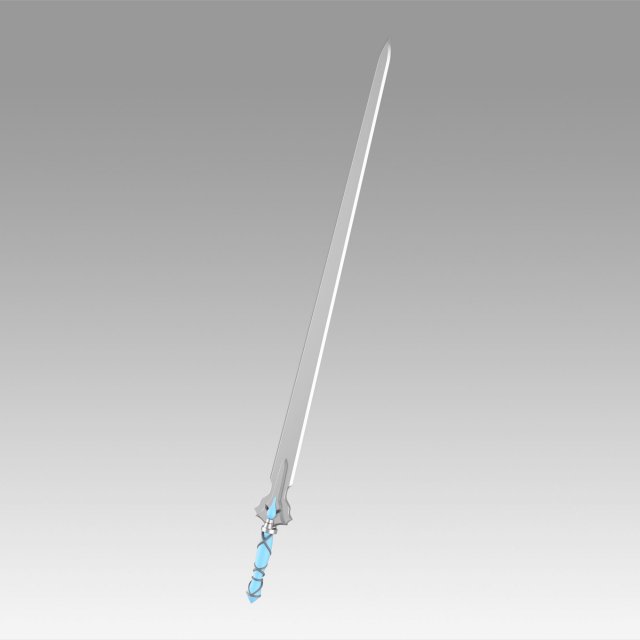 sword art online alfheim online notre dame props 3D Print Model .c4d .max .obj .3ds .fbx .stl .blend 