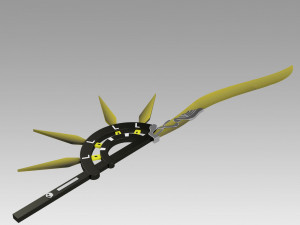 arknights thorns cosplay prop replica Model Cetak 3D