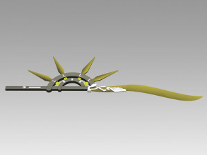 arknights thorns cosplay prop replica Model Cetak 3D