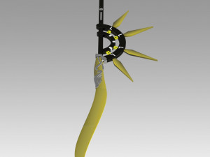 arknights thorns cosplay prop replica Model Cetak 3D