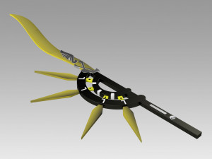 arknights thorns cosplay prop replica Model Cetak 3D