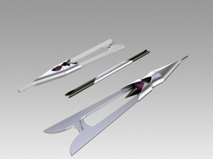 tokyo xanadu mitsuki hokuto staves cosplay prop Modèles 3D en vedette