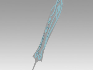 twin star exorcists benio adashino sword cosplay prop Modelo de impresión 3D