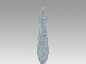 twin star exorcists benio adashino sword cosplay prop 3Dプリントモデル
