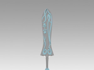 twin star exorcists benio adashino sword cosplay prop 3Dプリントモデル
