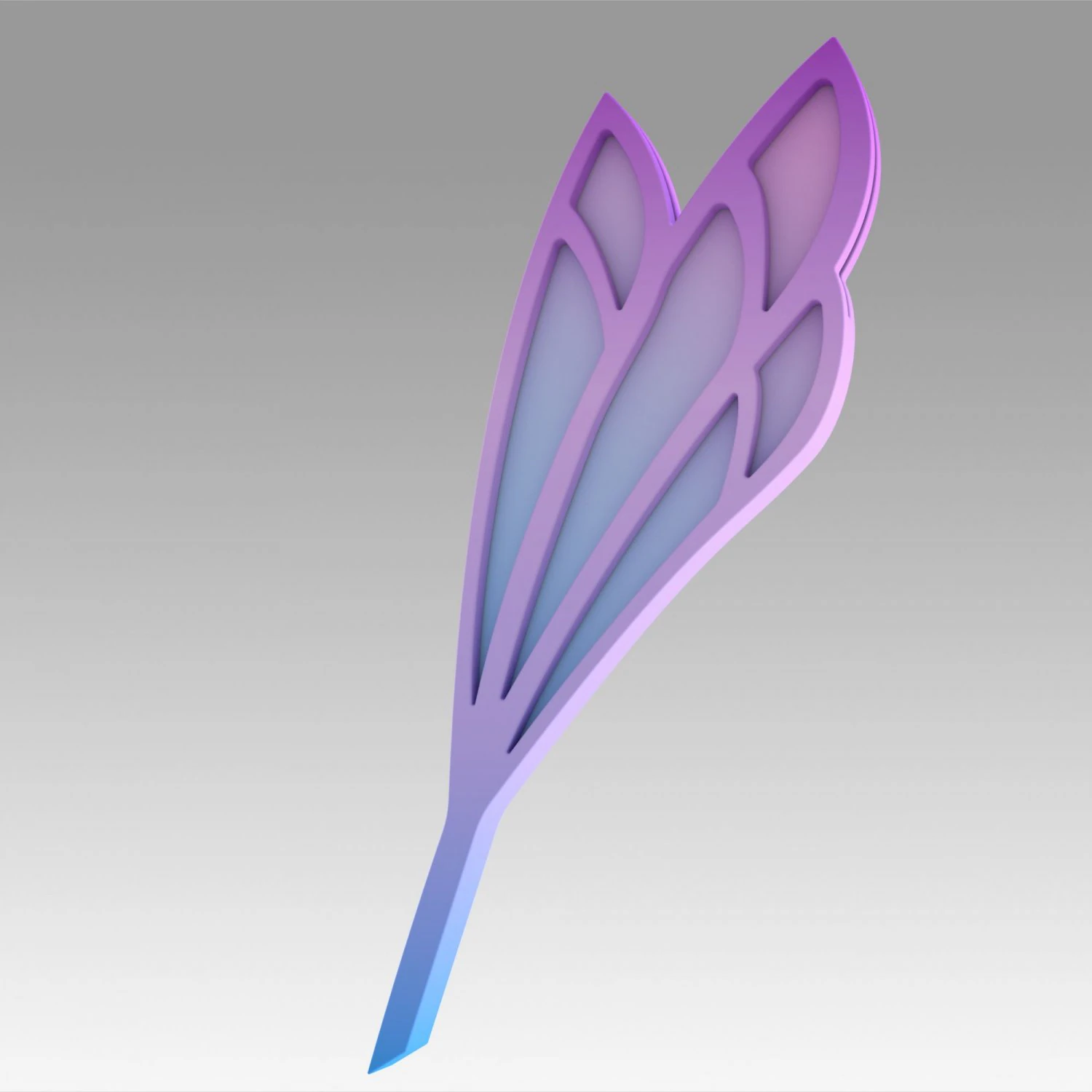 league of legends lol elderwood xayah cosplay prop 3D Print Model .c4d .max .obj .3ds .fbx .stl .blend 
