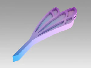 league of legends lol elderwood xayah cosplay prop 3D Print Model