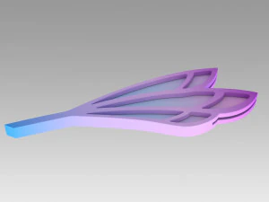 league of legends lol elderwood xayah cosplay prop 3D Print Model