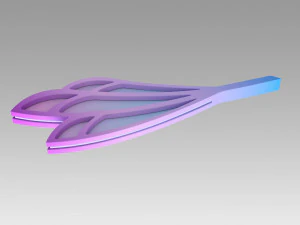 league of legends lol elderwood xayah cosplay prop 3D Print Model