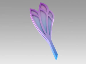 league of legends lol elderwood xayah cosplay prop 3D Print Model
