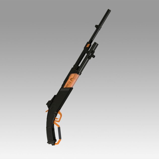 apex legends 30-30 repeater punchy lever action assault rifle 3D Print Model .c4d .max .obj .3ds .fbx .stl .blend 