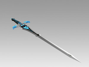 genshin impact kaeya traveler jean keqing sacrificial sword 3D प्रिंट मॉडल