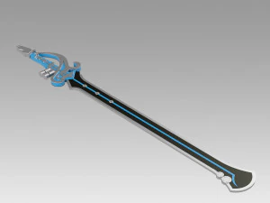 genshin impact kaeya traveler jean keqing the flute sword 3D Print Model