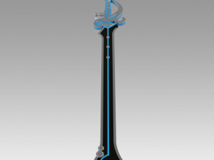 genshin impact kaeya traveler jean keqing the flute sword Modèles 3D en vedette