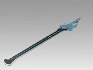 genshin impact kaeya traveler jean keqing the flute sword 3D Print Model