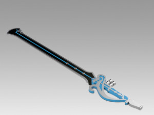 genshin impact kaeya traveler jean keqing the flute sword Modèles 3D en vedette