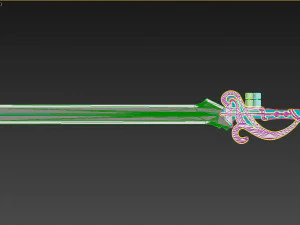 genshin impact kaeya traveler jean keqing the flute sword 3D Print Model