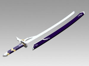 the legend of heroes trails of cold steel rean schwarzer sword Modello di stampa 3D