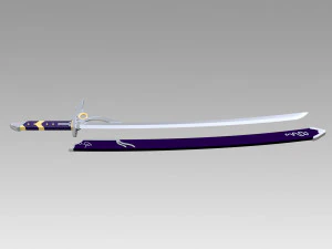 the legend of heroes trails of cold steel rean schwarzer sword 3D Print Model