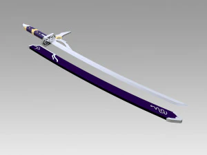 the legend of heroes trails of cold steel rean schwarzer sword 3D Print Model