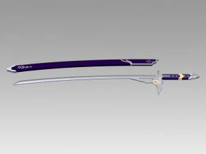 the legend of heroes trails of cold steel rean schwarzer sword 3D Print Model