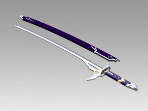 the legend of heroes trails of cold steel rean schwarzer sword Modello di stampa 3D