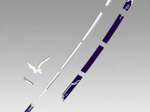 the legend of heroes trails of cold steel rean schwarzer sword 3D Print Model