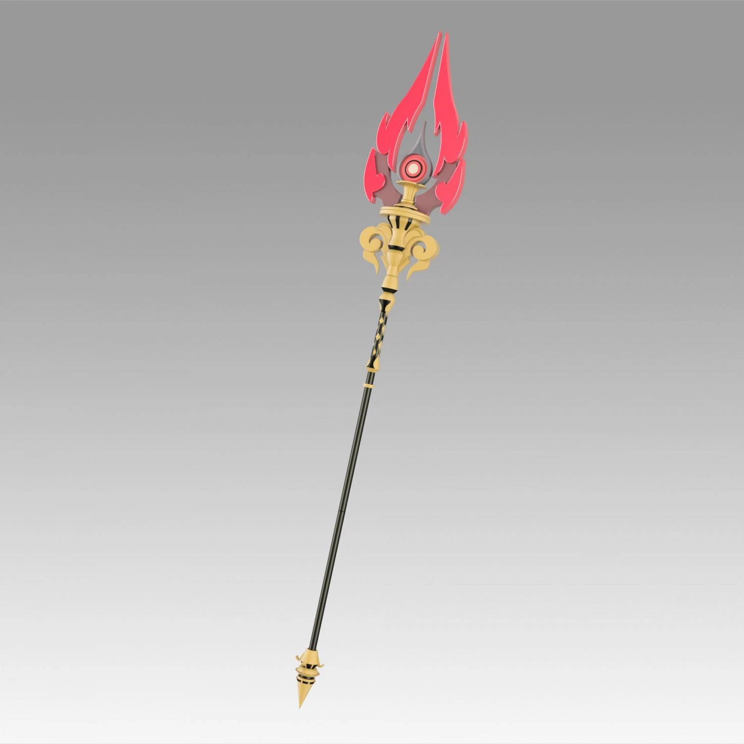 原神冲击 胡涛 火马 Cosplay 道具工作人员 3D 打印模型 .c4d .max .obj .3ds .fbx .stl .blend 