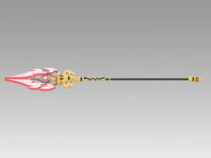 原神冲击 胡涛 火马 Cosplay 道具工作人员 3D 打印模型