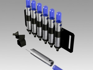 blade wesley snipes vial darts props cosplay replica 3D Принт Модель
