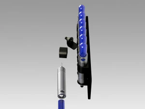 blade wesley snipes vial darts props cosplay replica 3D Print Model