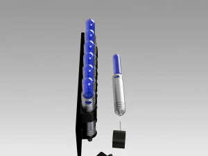 blade wesley snipes vial darts props cosplay replica 3D Print Model