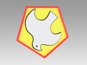 эмблема логотипа миротворца 3D Принт Модель