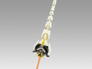 genshin impact diluc razor beidou serpent spine claymores 3D Print Model