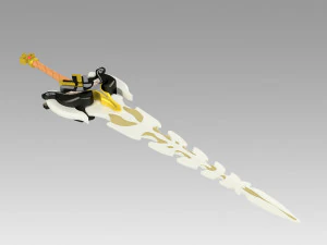 genshin impact diluc rasoir beidou serpent colonne vert&eacute;brale claymores Modèles 3D en vedette