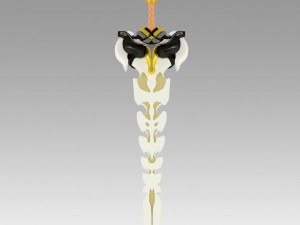 genshin impact diluc razor beidou serpent spine claymores Modelo de Impressão 3D