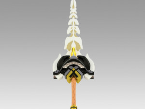 genshin impact diluc razor beidou serpent spine claymores Modelo de Impressão 3D