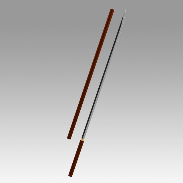 one piece fujitora issho sword scabbards cosplay prop Modelo de Impressão 3D .c4d .max .obj .3ds .fbx .stl .blend 
