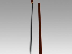 one piece fujitora issho sword scabbards cosplay prop Modelo de Impressão 3D