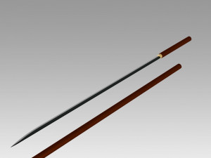one piece fujitora issho sword scabbards cosplay prop Modelo de Impressão 3D