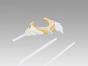 League of Legends mdr caf&eacute; cuties soraka cosplay prop Modèles 3D en vedette