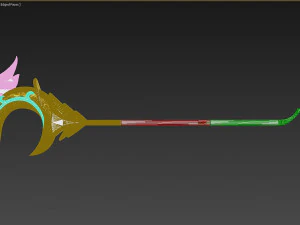 League of Legends mdr caf&eacute; cuties soraka cosplay prop Modèles 3D en vedette