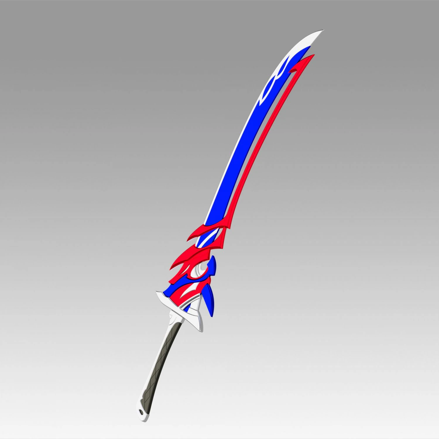 genshin impact arataki itto &eacute;p&eacute;e de batteuse de pierre &agrave; corne rouge Modèles 3D en vedette .c4d .max .obj .3ds .fbx .stl .blend 